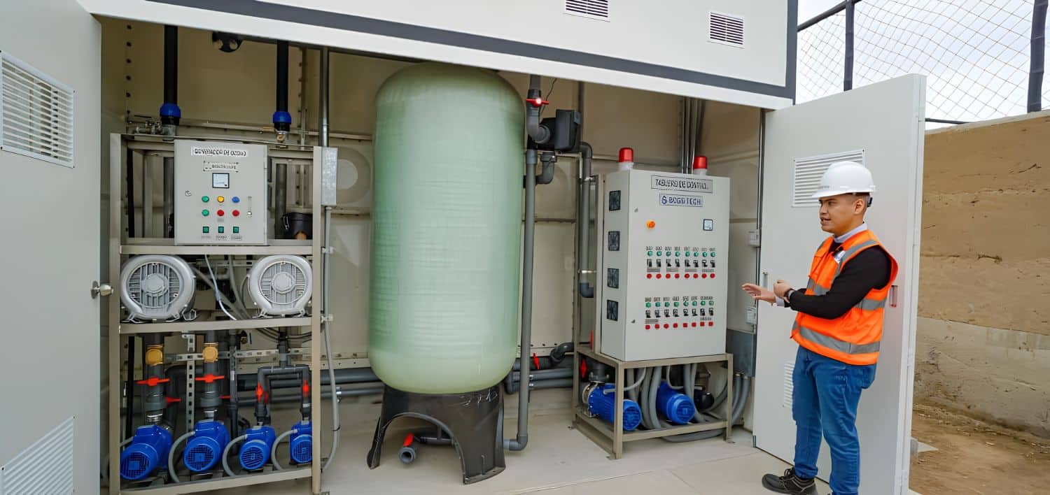 planta tratamiento agua residual inmobiliaria