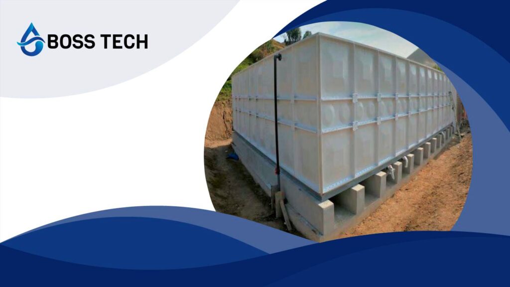 ventajas usar tanques fibra vidrio reforzada planta tratamiento aguas residuales boss tech