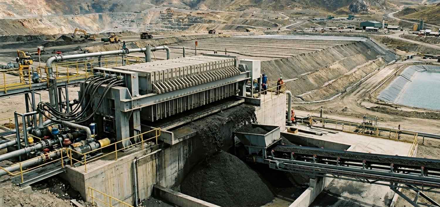 planta filtración relave minero